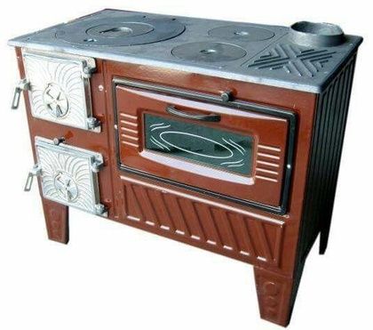 Отопительно-варочная печь МастерПечь ПВ-03 с духовым шкафом, 7.5 кВт в Чусовом