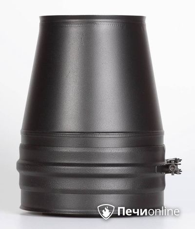 Комплектующие дымохода Schiedel Конус д.150 PM25 (Черный) Permetr в Чусовом