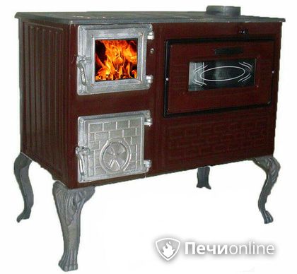 Отопительно-варочная печь МастерПечь ПВ-06 с духовым шкафом, 7.5 кВт в Чусовом