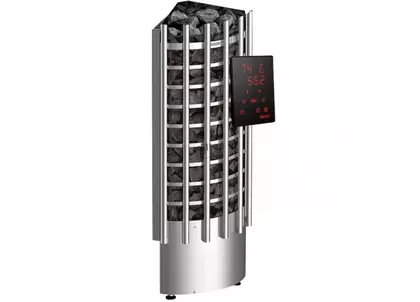 Электрокаменка для сауны Harvia Glow Corner TRC70XE c цифровой панелью управления в Чусовом