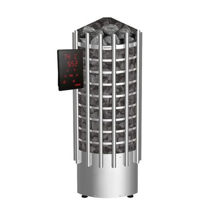 Электрокаменка для сауны Harvia Glow Corner TRC90XE c цифровой панелью управления в Чусовом