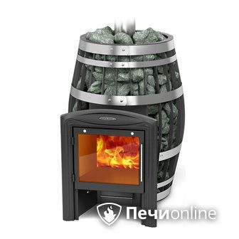 Дровяная банная печь TMF Саяны XXL 2015 Inox Витра с закрытой каменкой в Чусовом