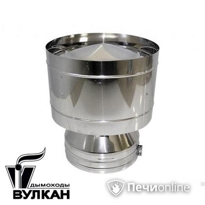 Дефлектор Вулкан DDH оцинкованный с изоляцией 50 мм D=160/260 в Чусовом
